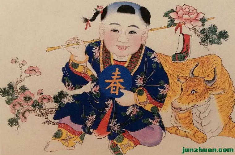 07_�������껭 ����ţͼ��,��� 60x34cm,ͼƬԴ�Է��������ࣺ���й�ľ���껭���ɡ���.jpg